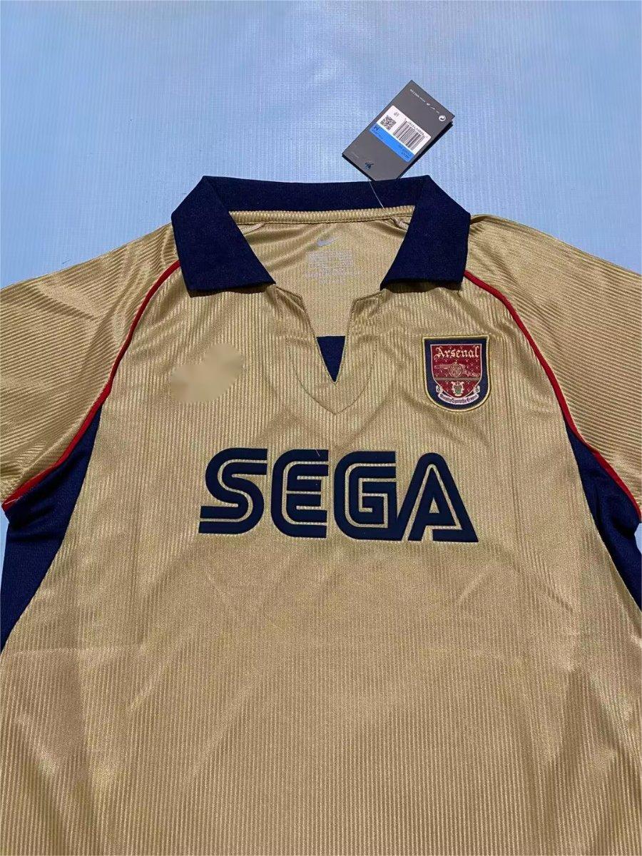 2026-27 Arsenal Vintage Remake Gold Long Sleeve S-4XL