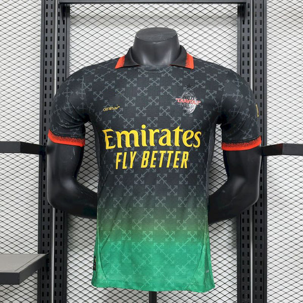 2025-26 AC Milan Black Green Specialr Player S-XXL
