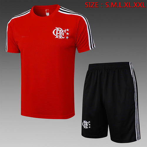 2025-26 Flamengo Short-sleeved shorts training suit