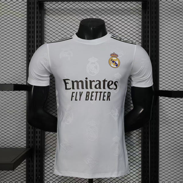 2025-26 Real Madrid Team logo White Player S-2XL