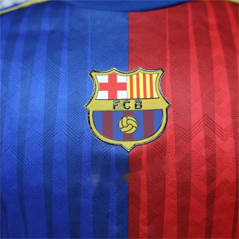 2026-27 Barcelona Royal Blue Garnet Red Vertical Stripes Special Edition Player S-3XL