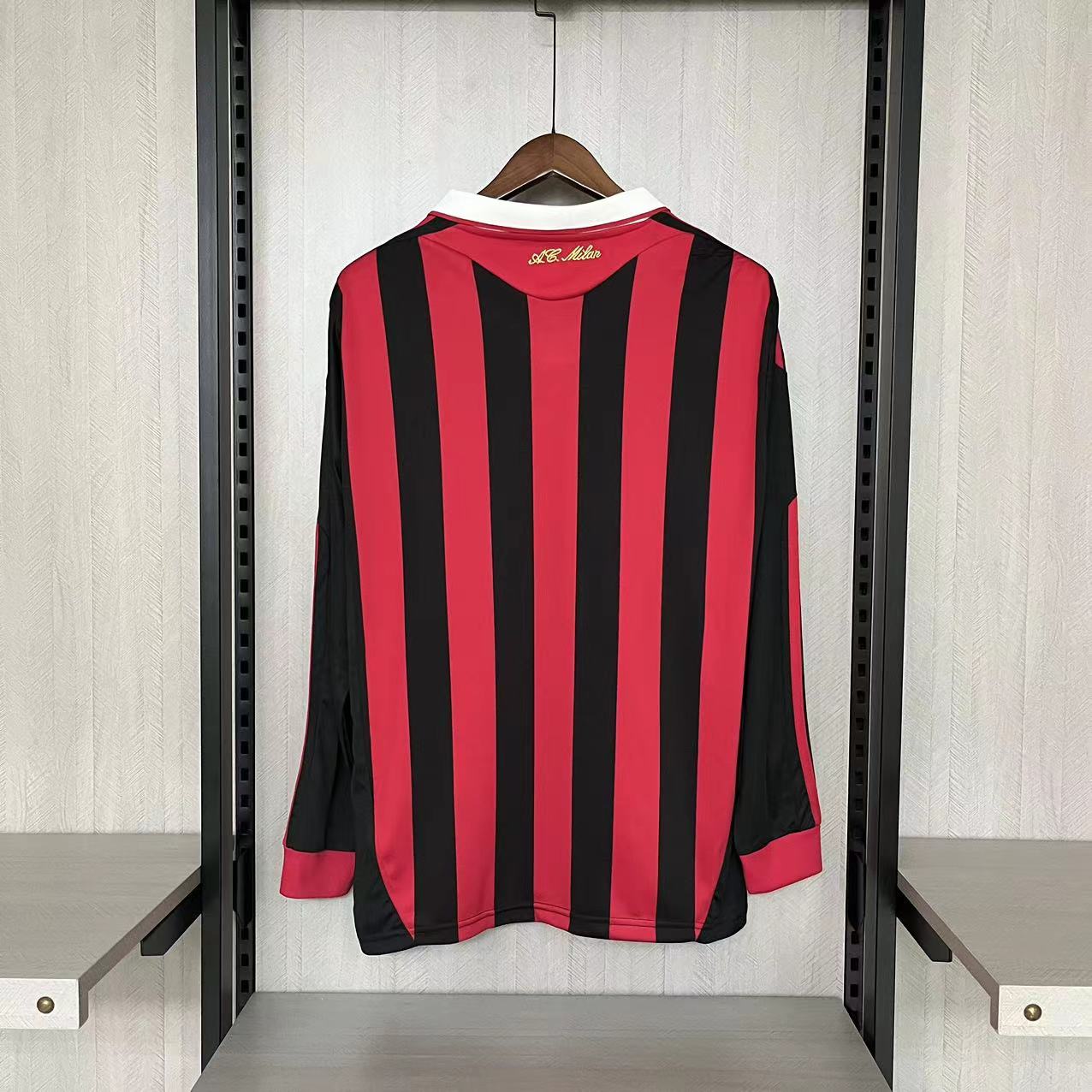 2009-10 AC Milan home long sleeve