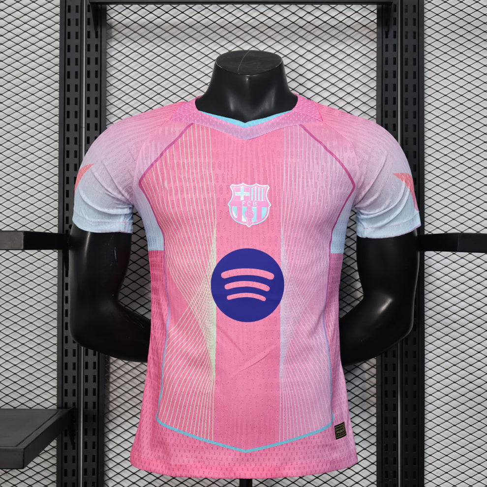 2025-26 Barcelona Special Pink Player S-2XL