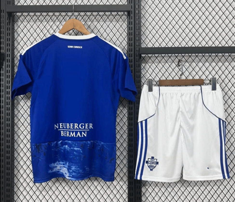25/26 Kids Como 1907 Home Jersey for Children 16-28