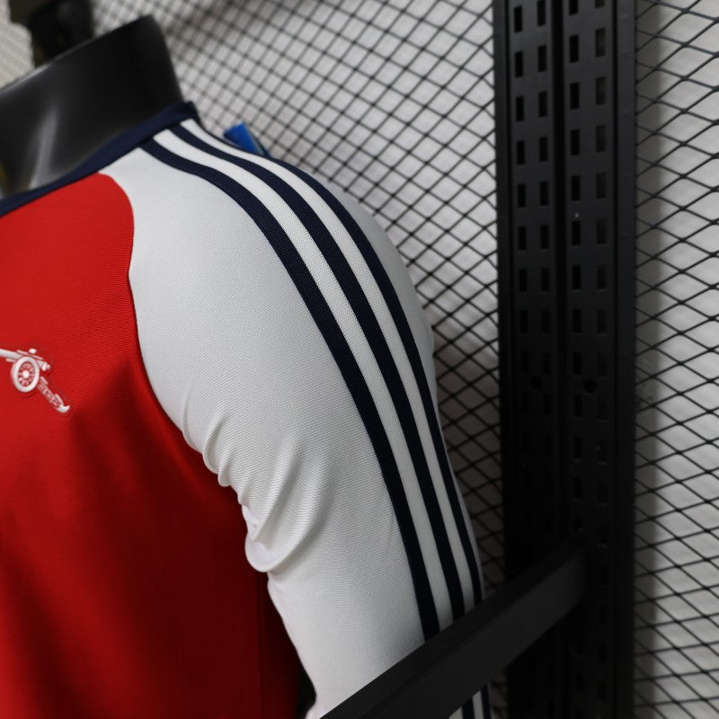 2026-27 Arsenal Originals Retro Red with White Long Sleeve Raglan Player S-3XL