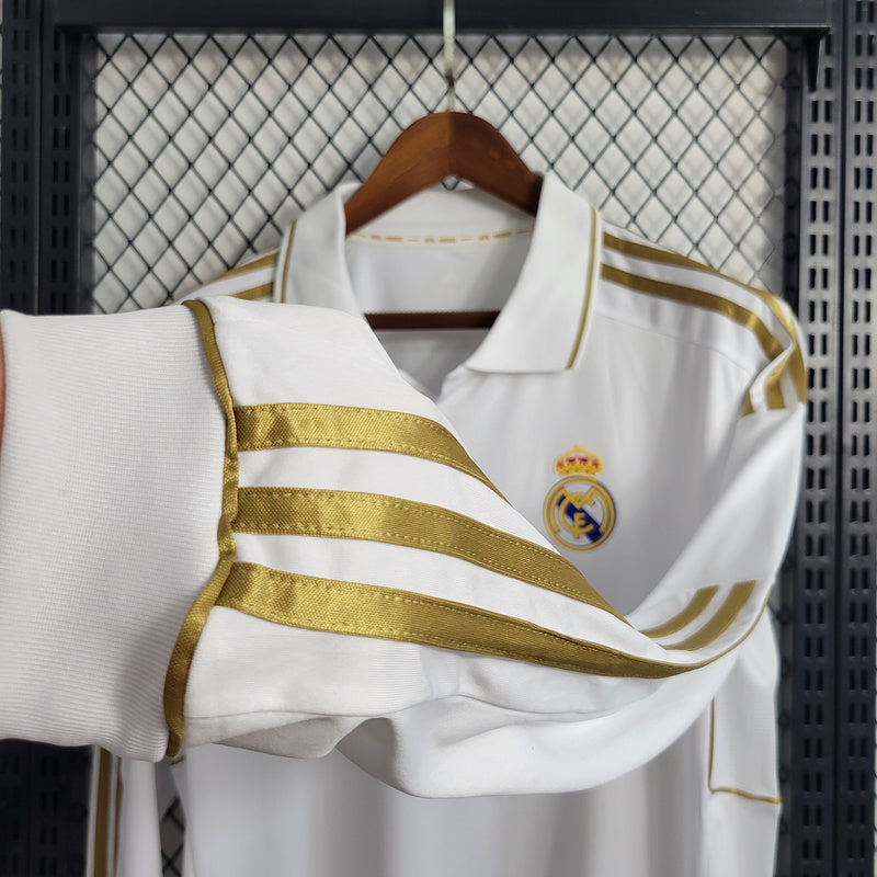 2011-12 Real Madrid Home Long Sleeve Retro