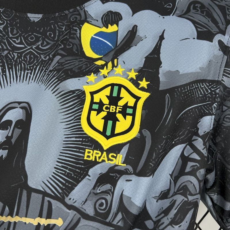 2025-26 Brazil Stussy Black Special Edition S-2XL