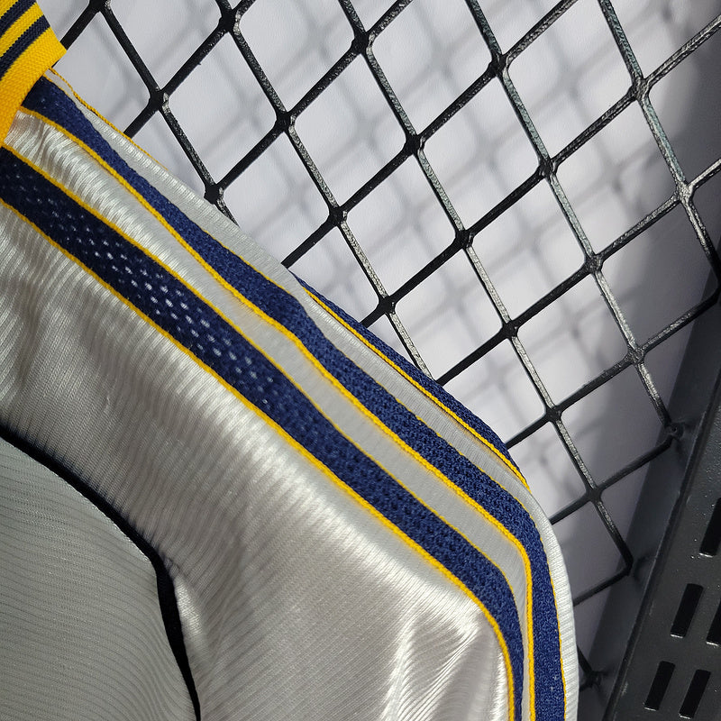 1998-00 Real Madrid home Retro Mesh material