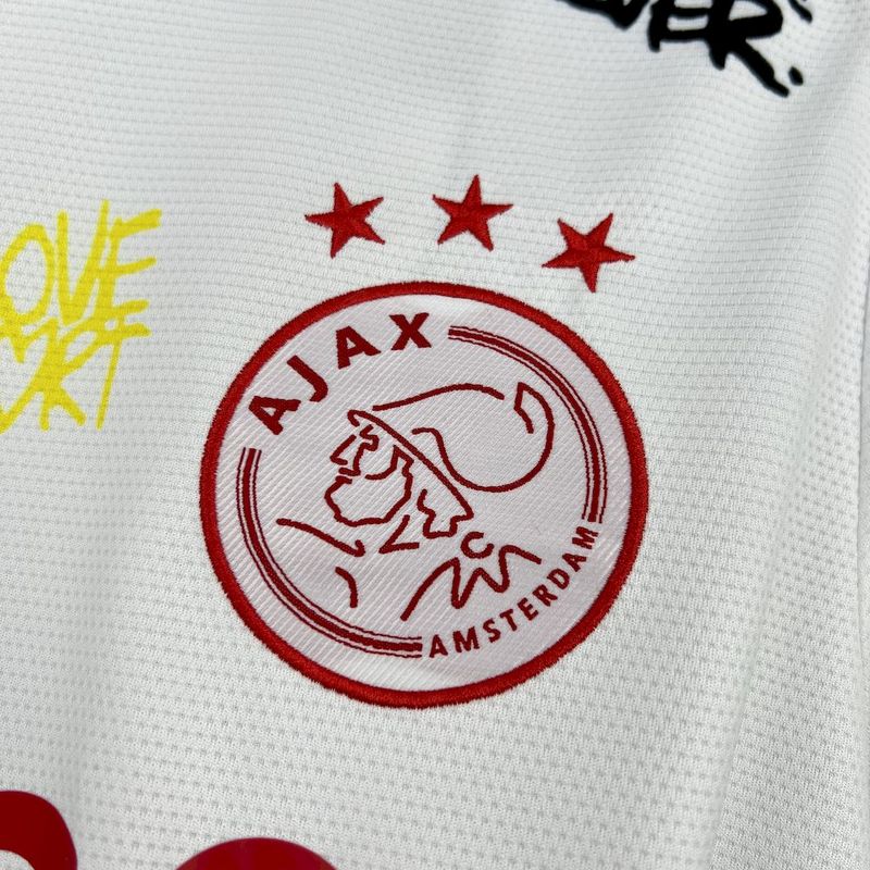 2025-26 Ajax Amsterdam Bob Marley 40th White