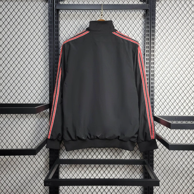 2025-26 Manchester United Black Windbreaker