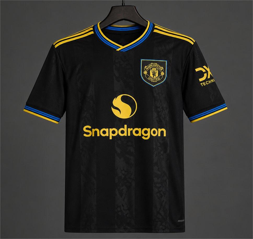 2026-27 Manchester United with Casemiro Special Edition Print Black S-4XL