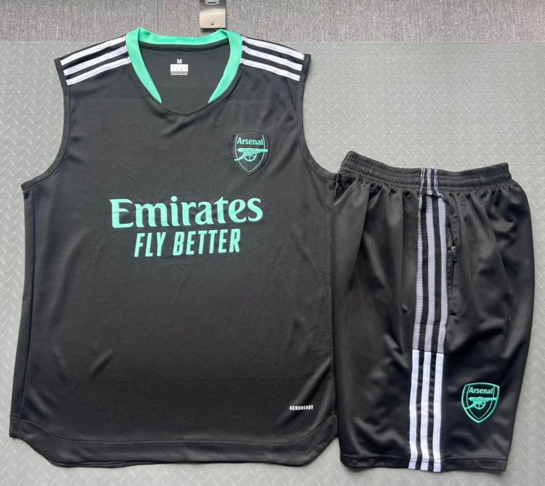 2024-25 Arsenal Black Vest Suit
