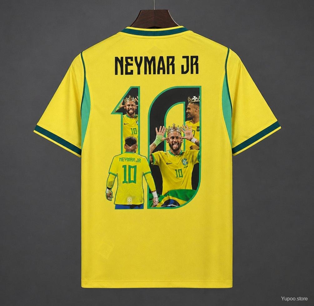2026 Brazil Home Jersey Neymar JR Special S-4XL
