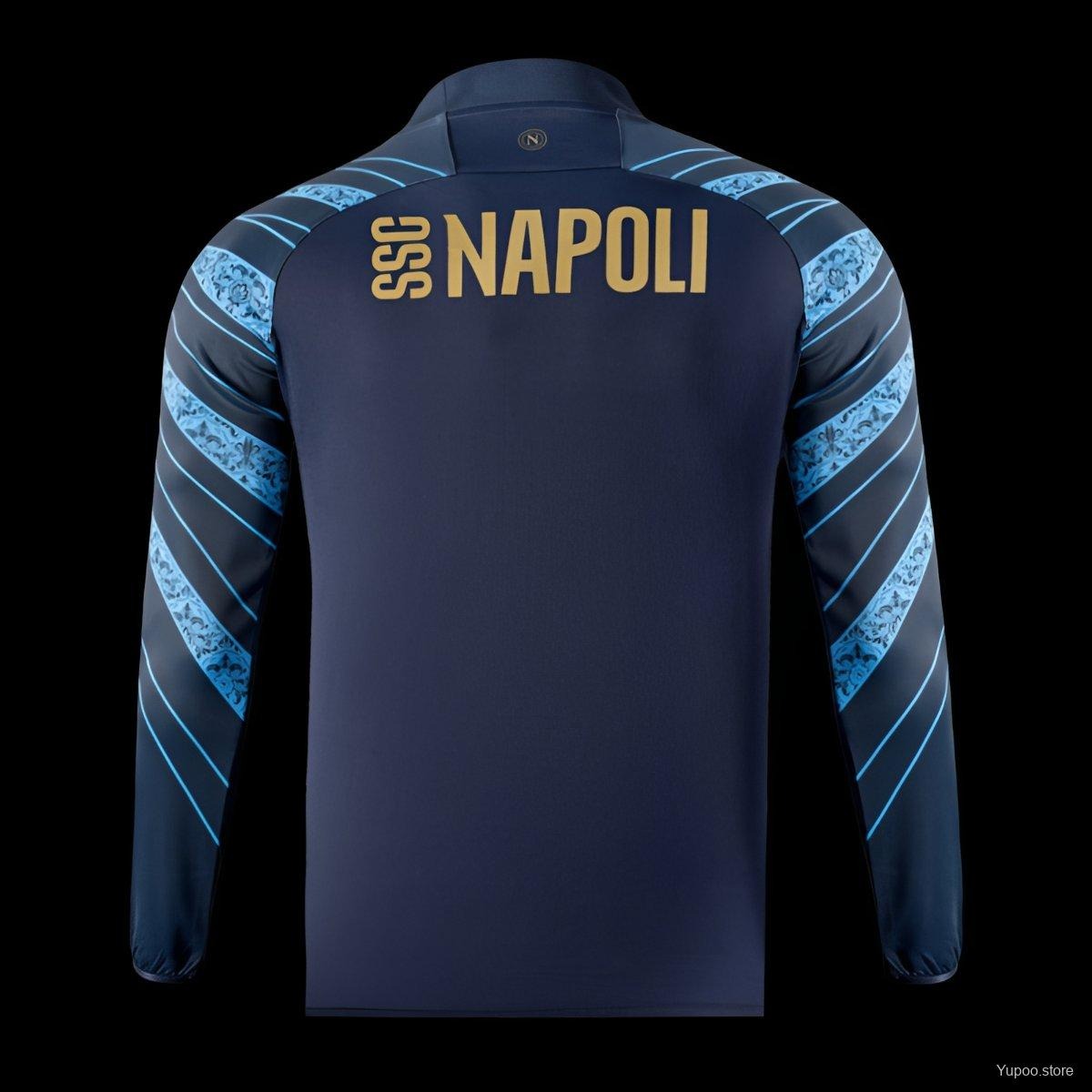 Napoli Pre-Match Long Sleeve Sweatshirt for Fans