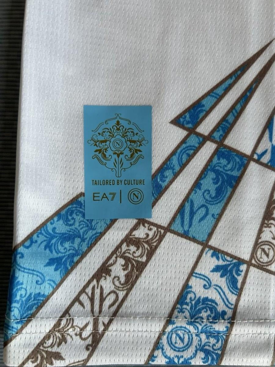 25/26 Napoli White Pre-Match Jersey for Fans