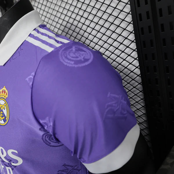 2025-26 Real Madrid Special Polo Purple Player S-2XL