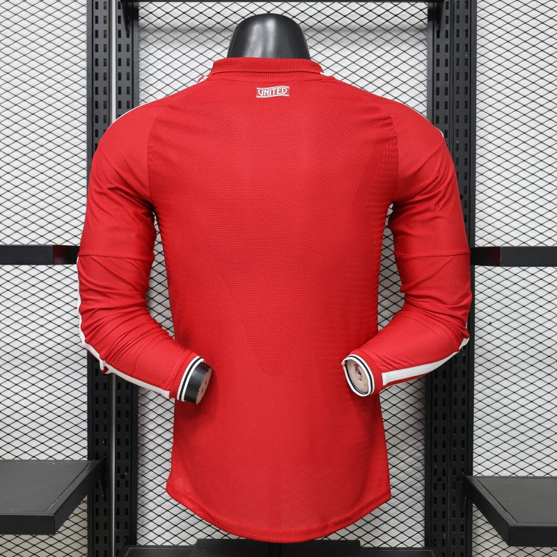 2026-27 Manchester United Home Long Sleeve Player S-3XL