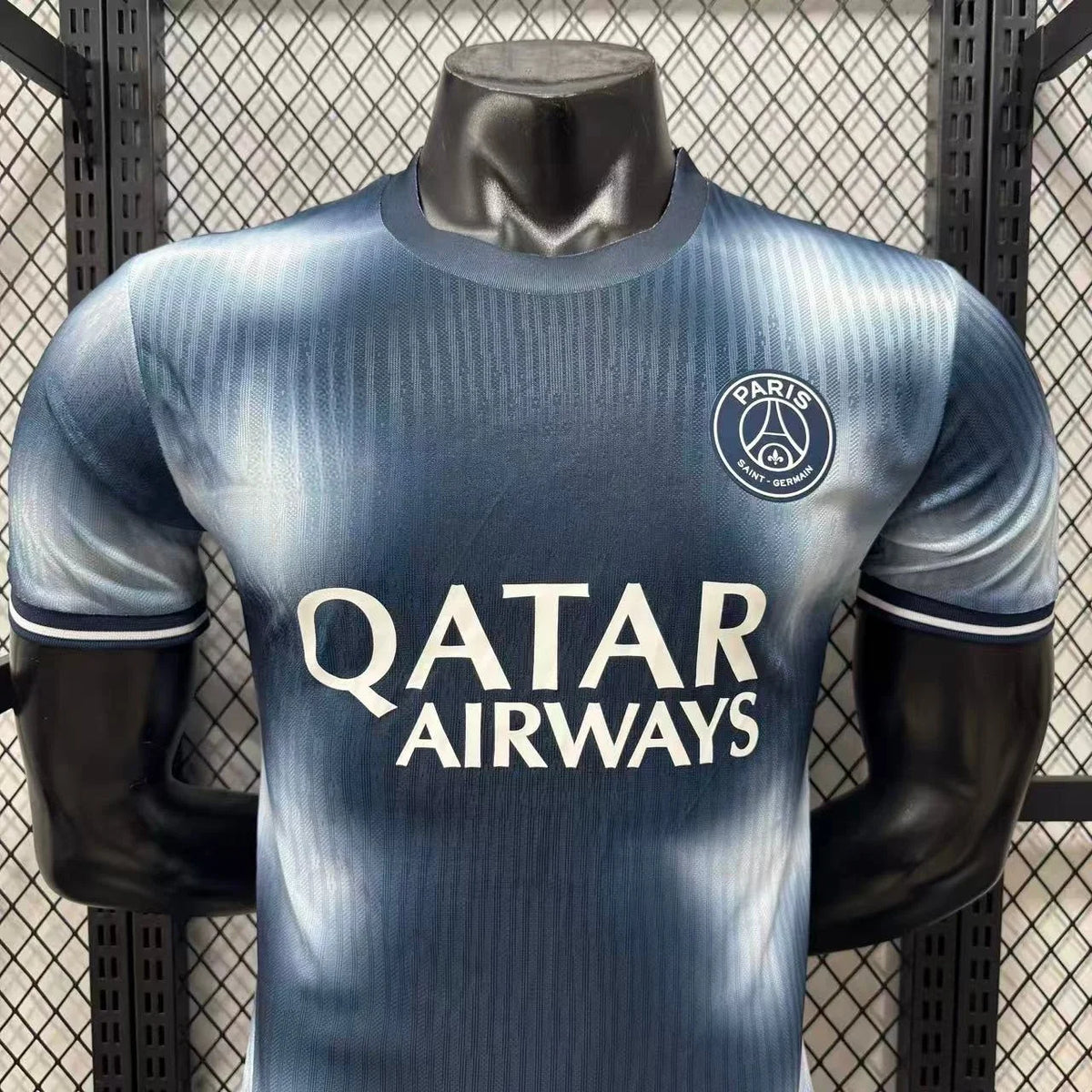 2026-27 Paris Dark Blue Grey Gradient Special Player S-3XL