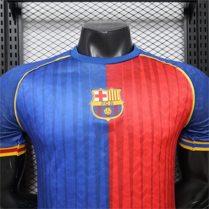 2026-27 Barcelona Royal Blue Garnet Red Vertical Stripes Special Edition Player S-3XL
