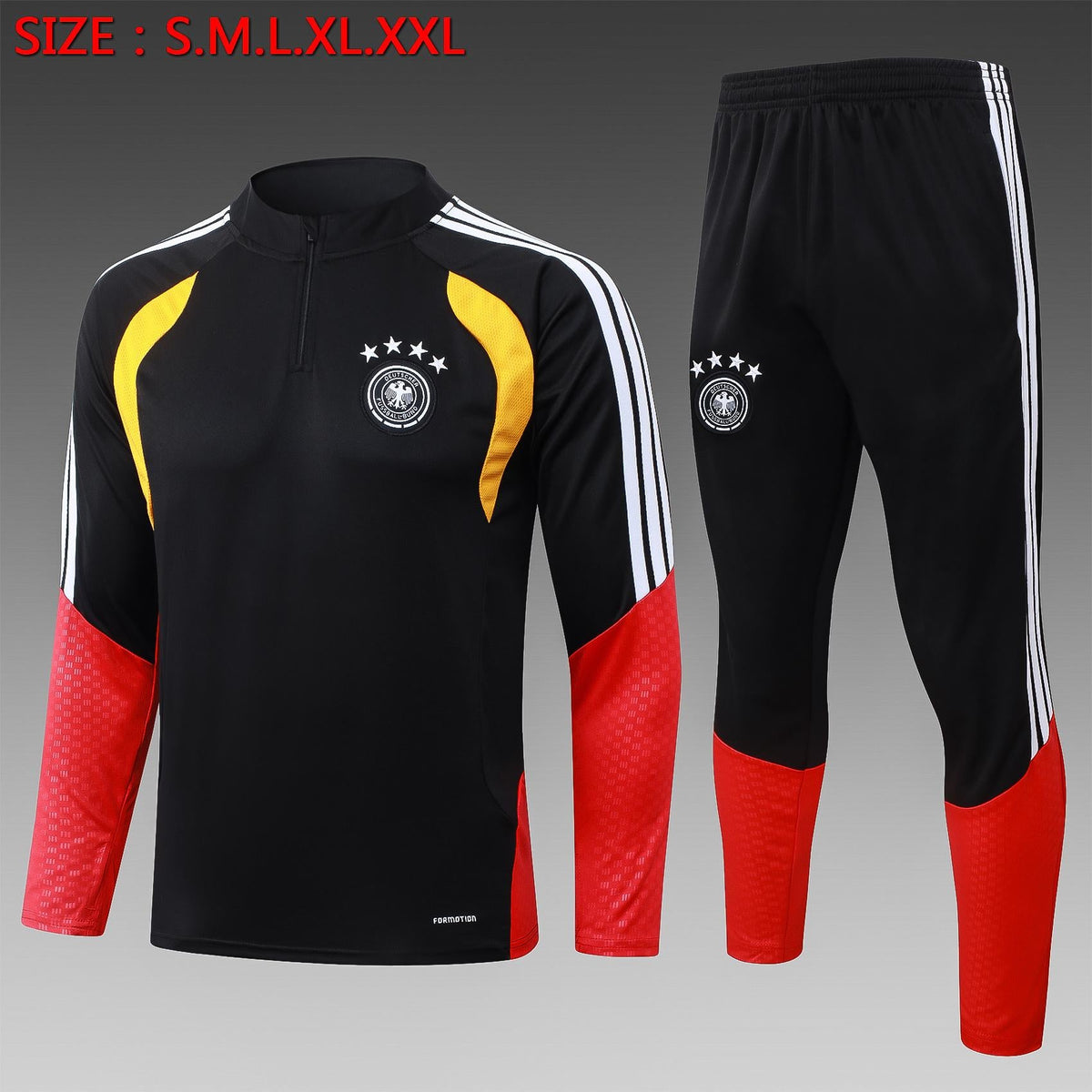 2026-27 Germany black half-zip training suit S-2XL