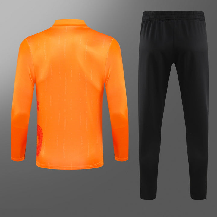 2024-25 Real Madrid Orange Special Edition Training Suit