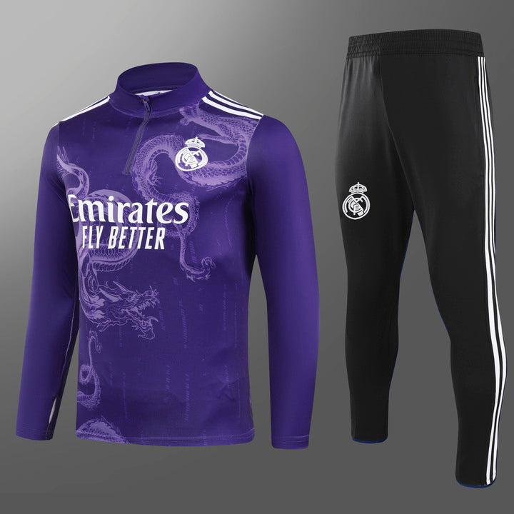 2024-25 Real Madrid Purple Special Edition Training Suit
