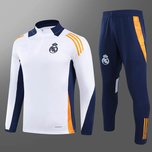 2024-25 Real Madrid White Training Suit