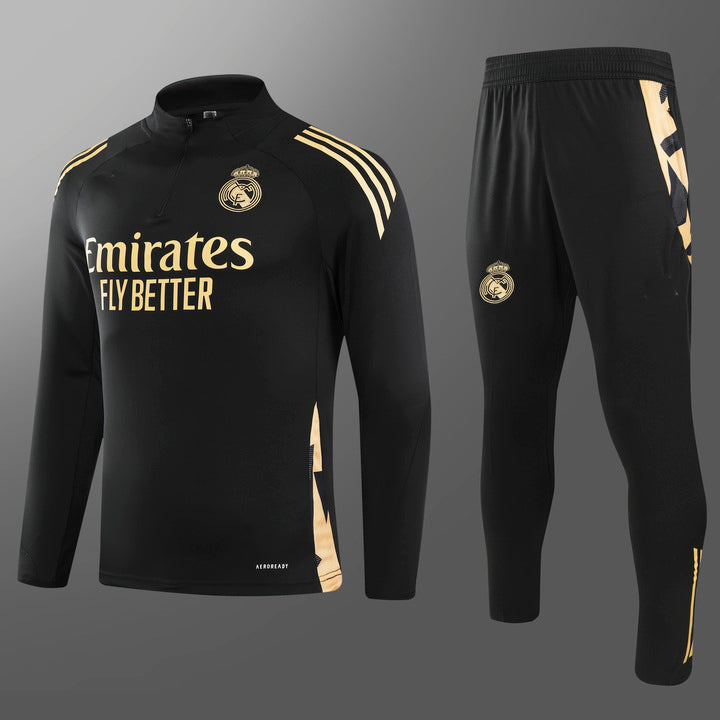 2024-25 Real Madrid Black Training Suit