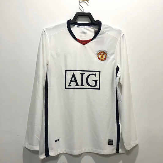 2008-09 Manchester United Away League Edition Long Sleeve