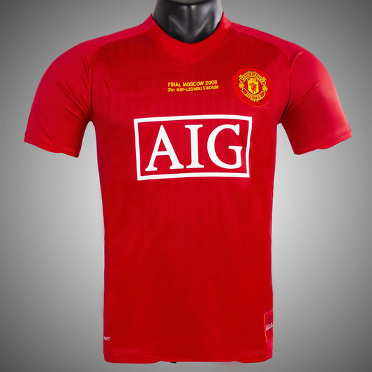 2007-08 Manchester United Home Champions League Edition Retro