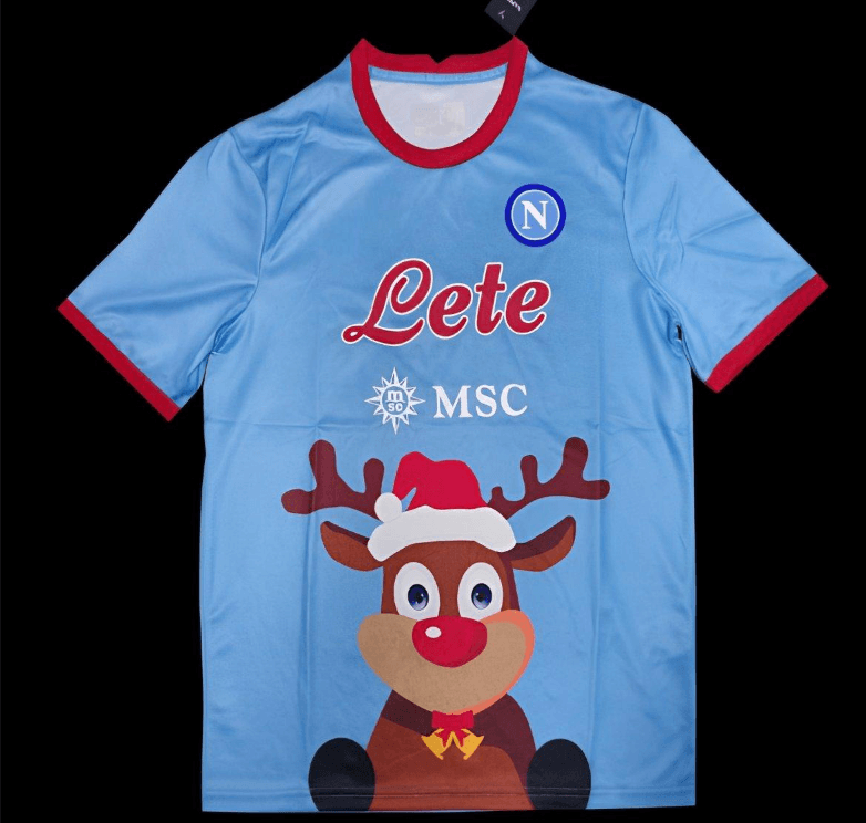 Napoli Christmas Special Blue Jersey - High Quality