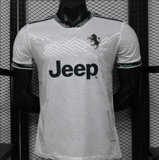 Juventus Player Version 26/27 White and Dark Green Jersey