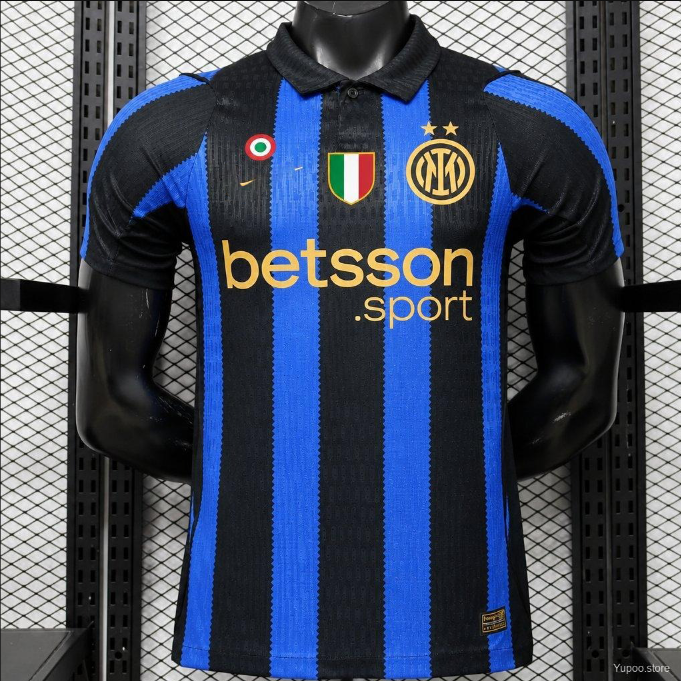 Inter Milan Player Version 26/27 Home Jersey Black & Blue