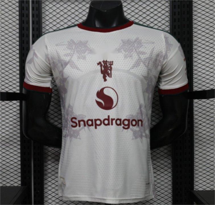 2026-27 Manchester United Grey White Rose Special Edition Player S-2XL