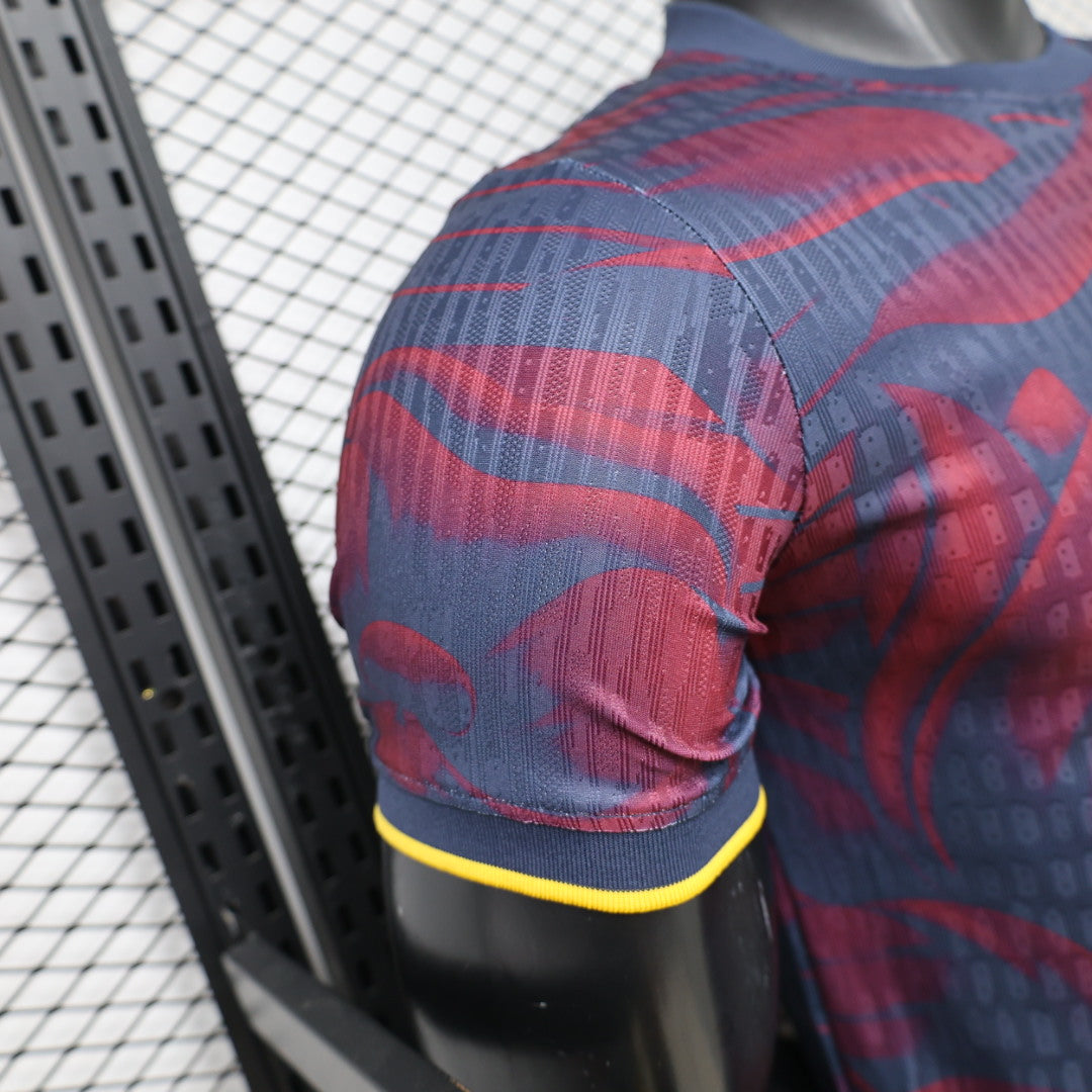 2026-27 Barcelona Navy Blue Red Special Edition Player S-2XL