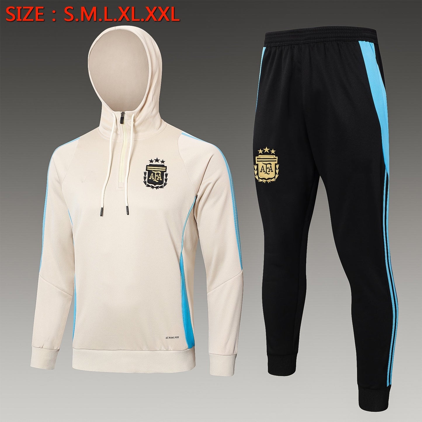2024-25 Argentina Beige Training Suit
