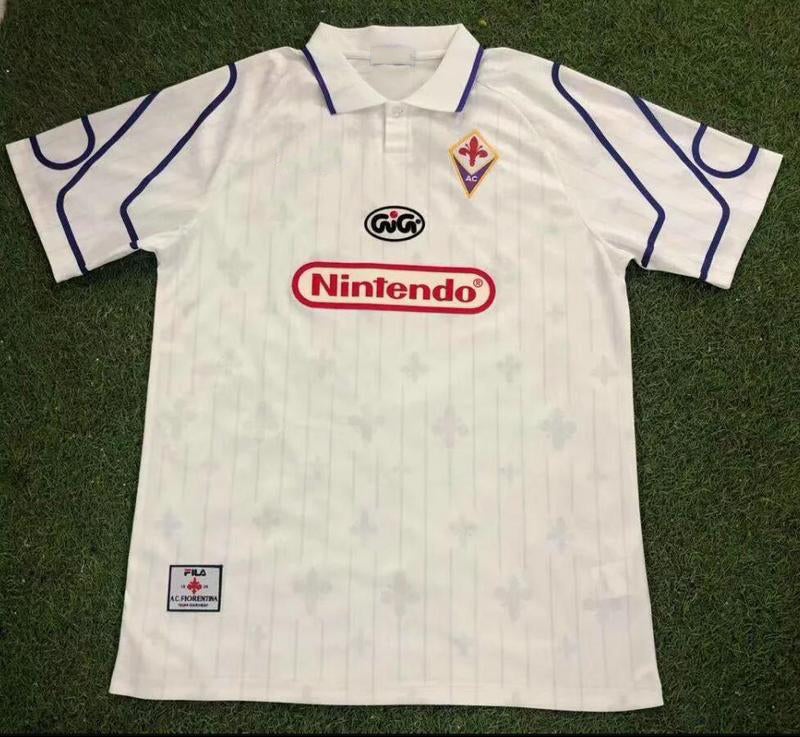1997-98 ACF Fiorentina Away White Retro