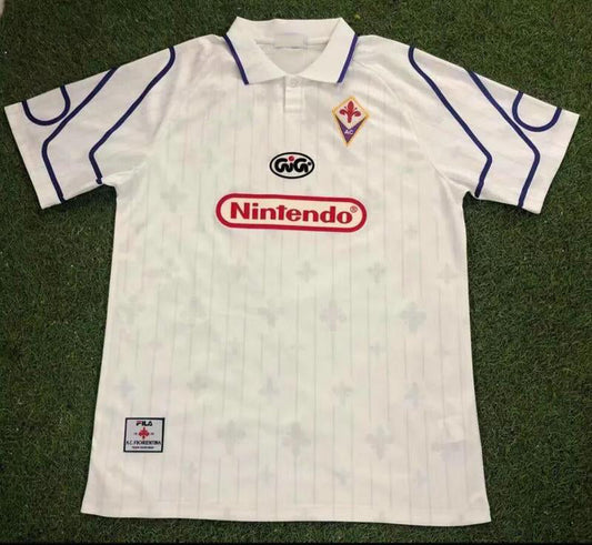 1997-98 ACF Fiorentina Away White Retro
