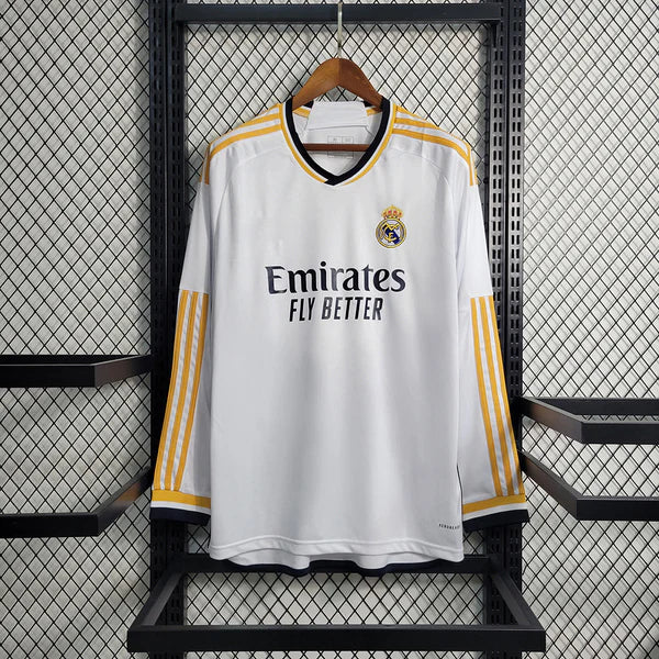 2023-24 Real Madrid Home Long Sleeved