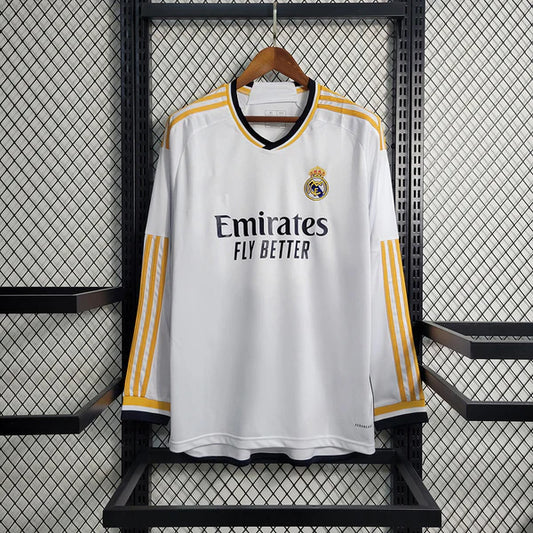 2023-24 Real Madrid Home Long Sleeved