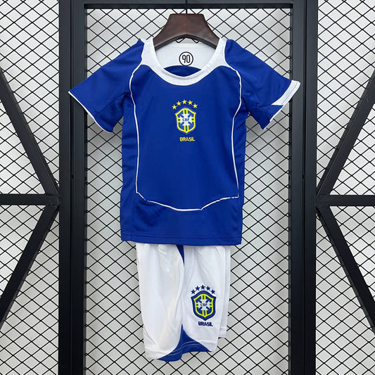 2004 Brazil Away Retro KIDS SIZE 16-28