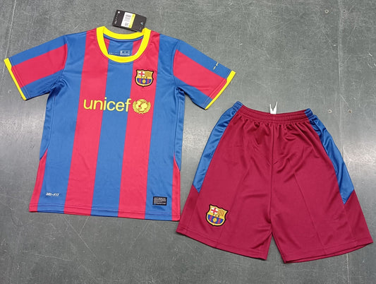 2010-11 Barcelona Home retro KIDS 16-28