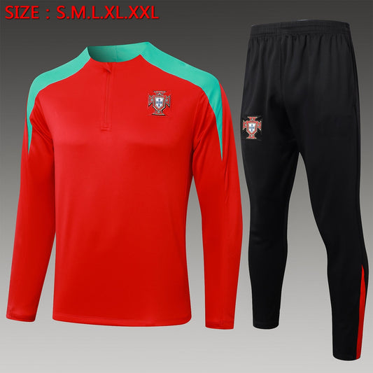 2024-25 Portugal Red Training Suit