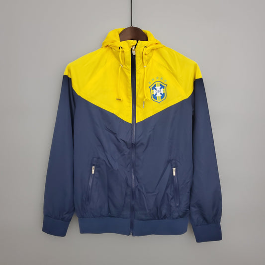 Brazil purple Blue and Yellow windbreaker