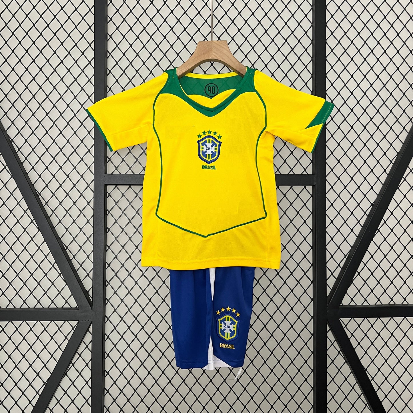2004 Brazil Home Retro KIDS SIZE 16-28