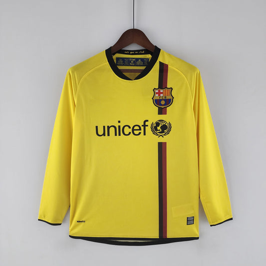 2008-09 Barcelona Away Long Sleeve