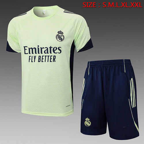 2025-26 Real Madrid Short-sleeved shorts training suit