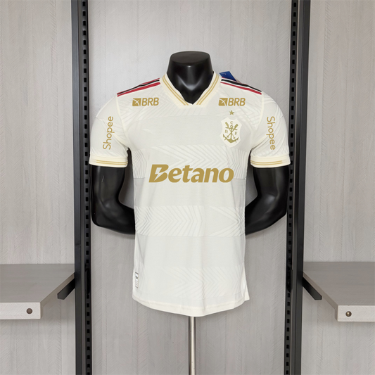 2025-26 Flamengo Third Away Player +All Sponsor