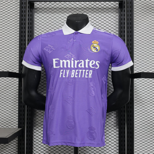 2025-26 Real Madrid Special Polo Purple Player