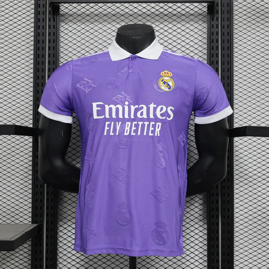2025-26 Real Madrid Special Polo Purple Player S-2XL